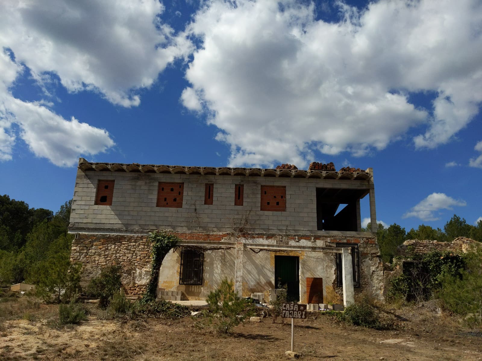 Vista de ambas casas
